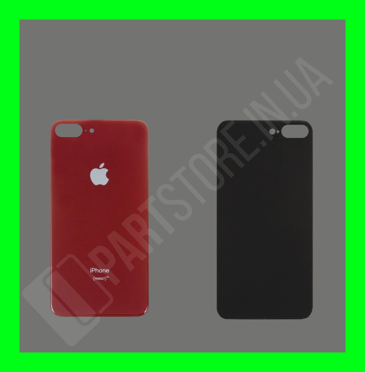 Кришка iPhone 8 Plus Red (великий отвір)