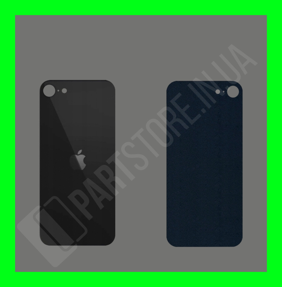 Кришка iPhone SE 2020 / 2022 Black (великий отвір)