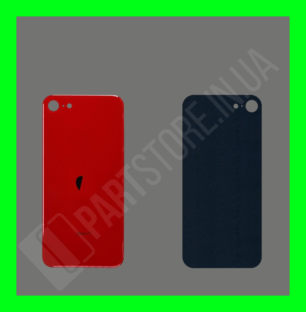 Кришка iPhone SE 2020 / 2022 Red (великий отвір) оригінал