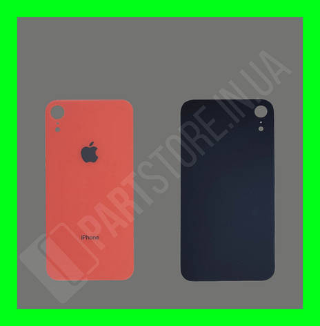 Кришка iPhone XR Coral Orange (великий отвір) оригінал, фото 2