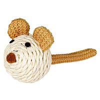 Trixie TX-45758 Toy Mouse Игрушка для кошки мышка сизалевая с погремушкой 5 см