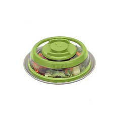 Вакуумна кришка кругла для миски сковорини, 25см UKC Vacuum Food Sealer УЦЕНКА (v064)