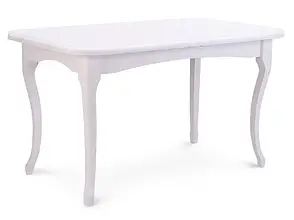 Стіл обідній розкладний Прага Модуль люкс, колір білий, фото 4