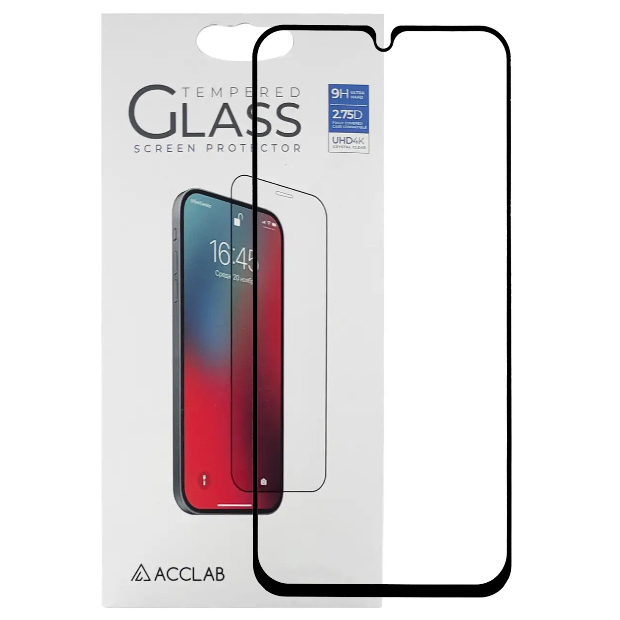Захисне скло Acclab 3D Full Glue для Samsung Galaxy A34 Black