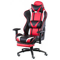 КРЕСЛО SPECIAL4YOU EXTREMERACE BLACK/RED WITH FOOTREST (E4947)