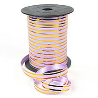 Стрічка для кульок. Колір: Бузковий Люрекс. Довжина: 50м. Вир-во: Боско (Україна).