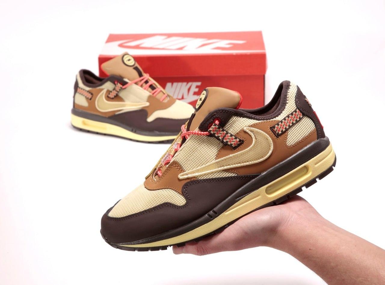 Чоловічі Кросівки Nike Air Max 1 x Travis Scott Cactus Jack