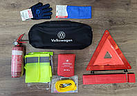 Набір автомобіліста Volkswagen ЄС 8 од, вогнегасник 1 кг, аптечка АМА-1