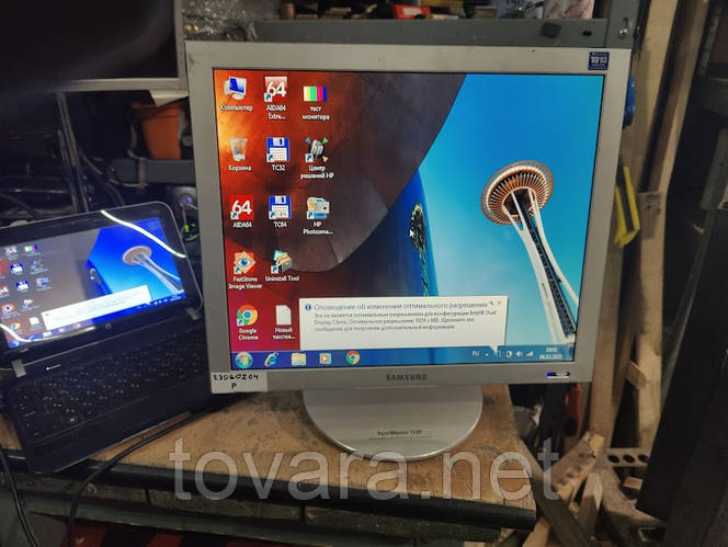 Купить Поворотный ЖК-монитор с DVI 17 дюймов Samsung SyncMaster 173P ...