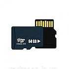 Карта пам'яті micro SD 64GB class 10 / Високошвидкісна карта мікро сд з адаптером, фото 3