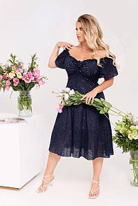 Модное лёгкое летнее платье норма и батал новинка 2023