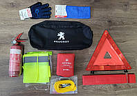 Набір автомобіліста Peugeot ЄС 8 од, вогнегасник 1 кг, аптечка АМА-1