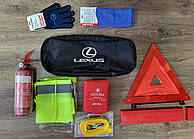 Набір автомобіліста Lexus ЄС 8 од, вогнегасник 1 кг, аптечка АМА-1