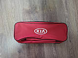 Набір автомобіліста Kia (червона сумка)  Євростандарт 8 одиниць, фото 2