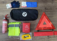 Набір автомобіліста BMW ЄС 8 од, вогнегасник 1 кг, аптечка АМА-1
