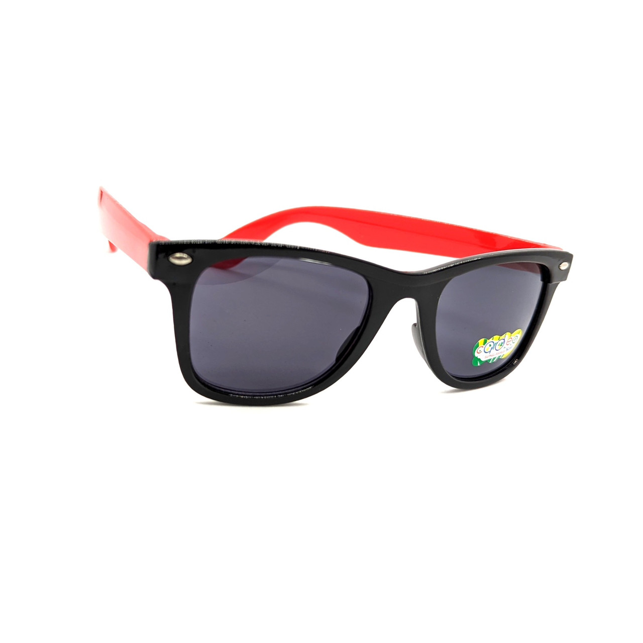 Дитячі сонцезахисні окуляри 951-3/954-3 Чорно-червоні