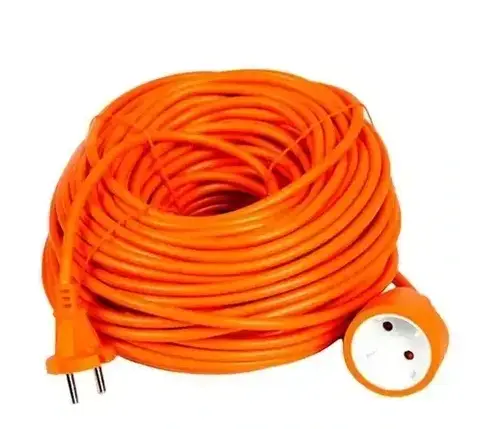 Подовжувач Lemanso LMK064, 1 гніздо, 10A, 30 м без заземлень, оранж., фото 1