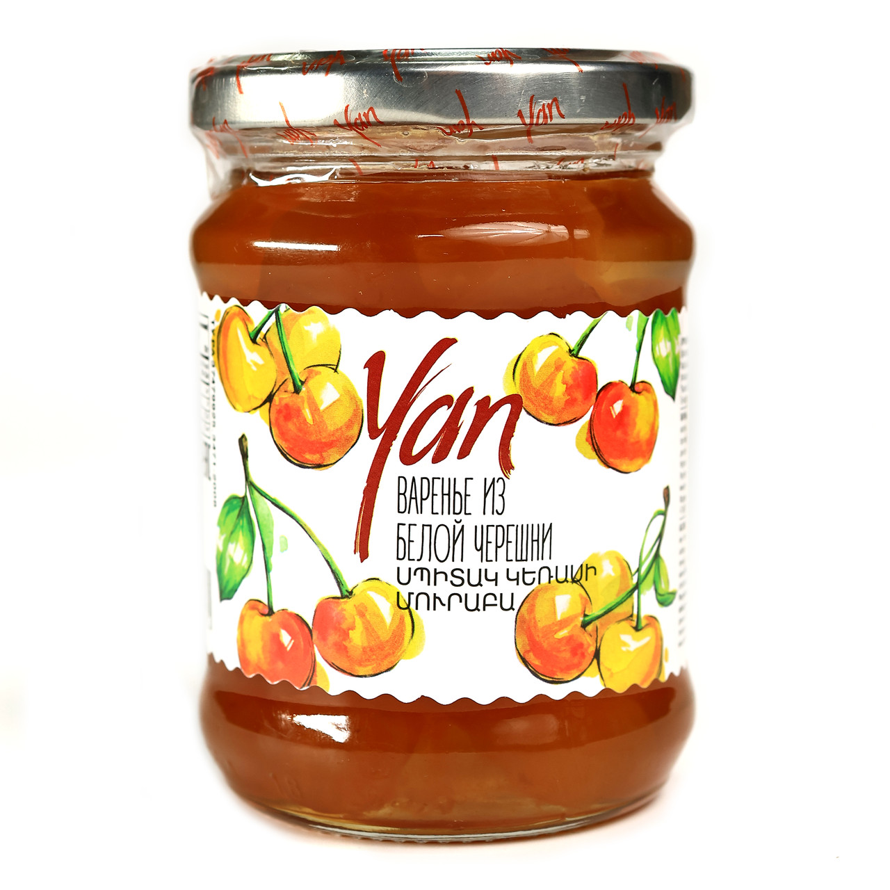 Варення Yan з білої черешні,300г