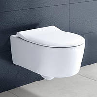 Унитаз подвесной Villeroy & Boch Avento 5656RS01 SlimSeat Soft-closing