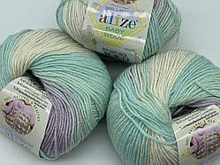 Пряжа Baby wool batik Alize-6620