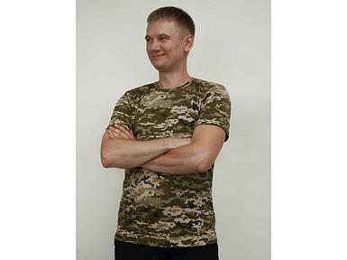 Футболка чоловіча тактична літня р.48 Піксель ТМ Zvami