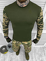 Кофта для военного, свитшот армейский олива+пиксель, кофта лонгслив для ВСУ, cool pas, лето, размер S