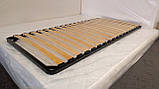 Каркас ліжка ортопедичний металевий вкладний з дерев'яними ламелями ДіАрт Стандарт для ліжок, фото 4