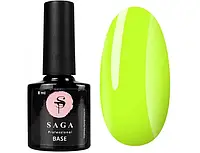 База для ногтей Saga Professional Tropical №6 салатовый 8 мл