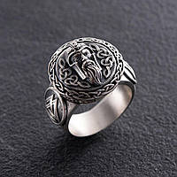 Мужское серебряное кольцо "Викинг" 424 ZIPMARKET