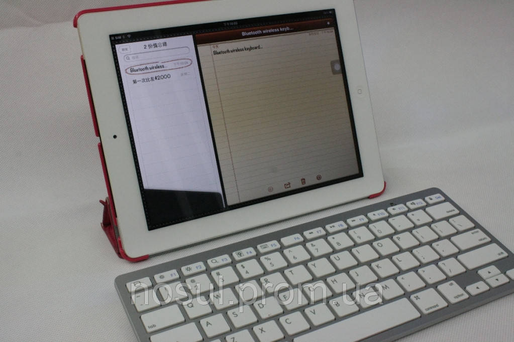 Клавиатура беспроводная Mac 78 клавиш ультра тонкая Key Slim Bluetooth Wireless QWERTY iPad iPhone - фото 4 - id-p5997873