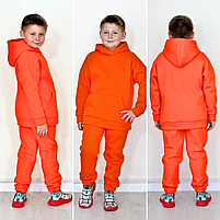 Костюм на хлопчика зимовий спортивний з капюшоном вік від 6 до 10 років теплий Різні кольори, фото 4