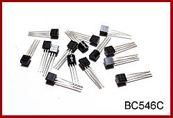 BC546С, транзистор, n-p-n.