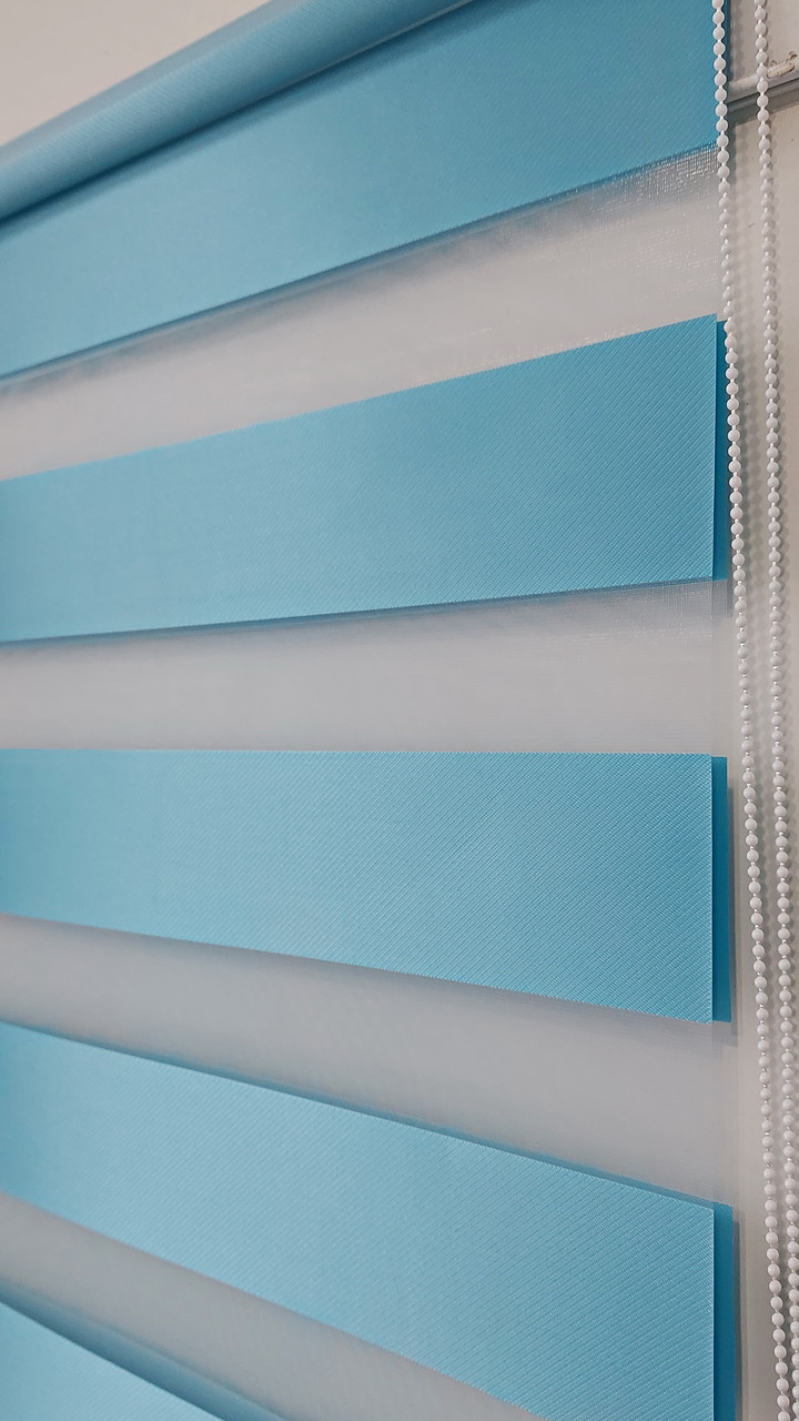 Рулонна штора День-ніч ВН 216-16 Блакитний