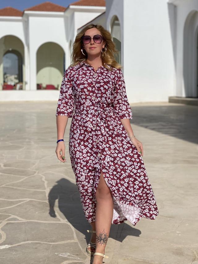 фотографія літне жіноче плаття сорочка