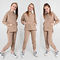 Костюм демісезонний для дівчинки спортивний костюм-двійка вік 6-10 років Різні кольори, фото 7