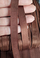 Тунельна стрічка 10 мм коричнева плоска (1 пачка=46 м)