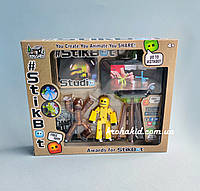 Набор фигурок Стикбот для анимационного творчества StikBot со штативом для съёмки Zing Toys