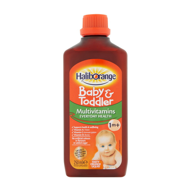 Мультивітаміни Haliborange Babys Toddler Liquid 250 мл orange