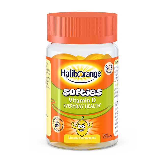 Вітамін D Haliborange Softies Vitamin D 30 софтгель, lemon