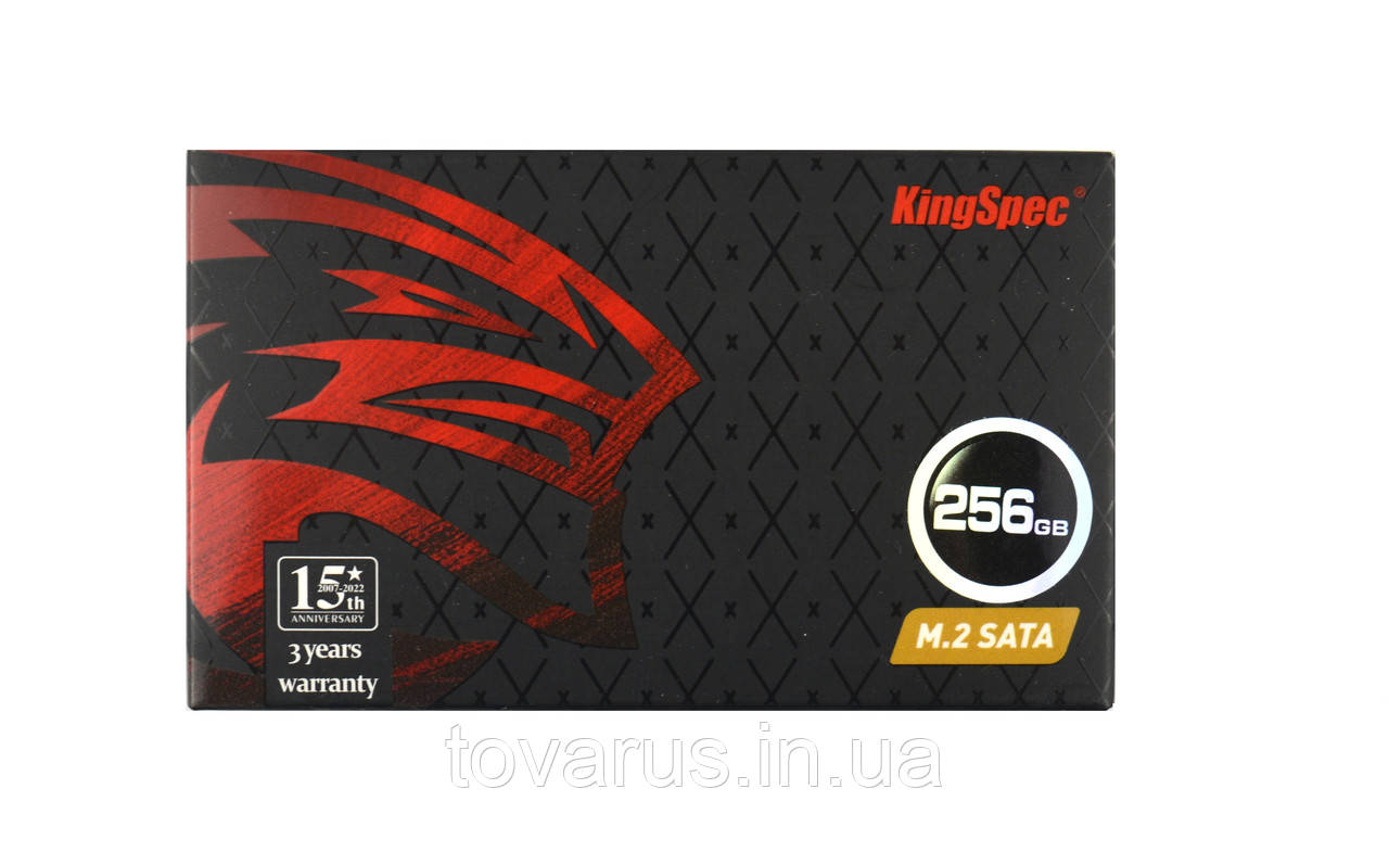 Накопичувач SSD 256GB KingSpec M.2 SATA (NT-256 2280)