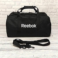Спортивная большая сумка Reebok. Сумка для тренировок в дорогу. Черная спортивная сумка Reebok.( код: S178B)