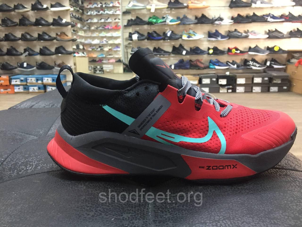 Кросівки Nike ZoomX Zegama Trail Red Black, фото 1