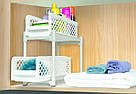 Органайзер Portable 2 Tier Basket Drawers, фото 7