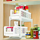 Органайзер Portable 2 Tier Basket Drawers, фото 6