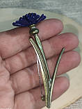 Брошь "Василек" от студии LadyStyle.Biz, фото 9