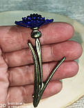 Брошь "Василек" от студии LadyStyle.Biz, фото 3