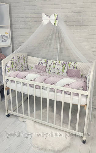 Купить Детский постельный комплект в кроватку " Минки классик", цена ...