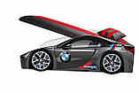 Ліжко-машинка 70*150 Эліт ELIT E-1 BMW Графіт, фото 5