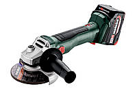 Кутова шліфмашина Metabo W 18 L BL 9-125, metaBOX 165 L