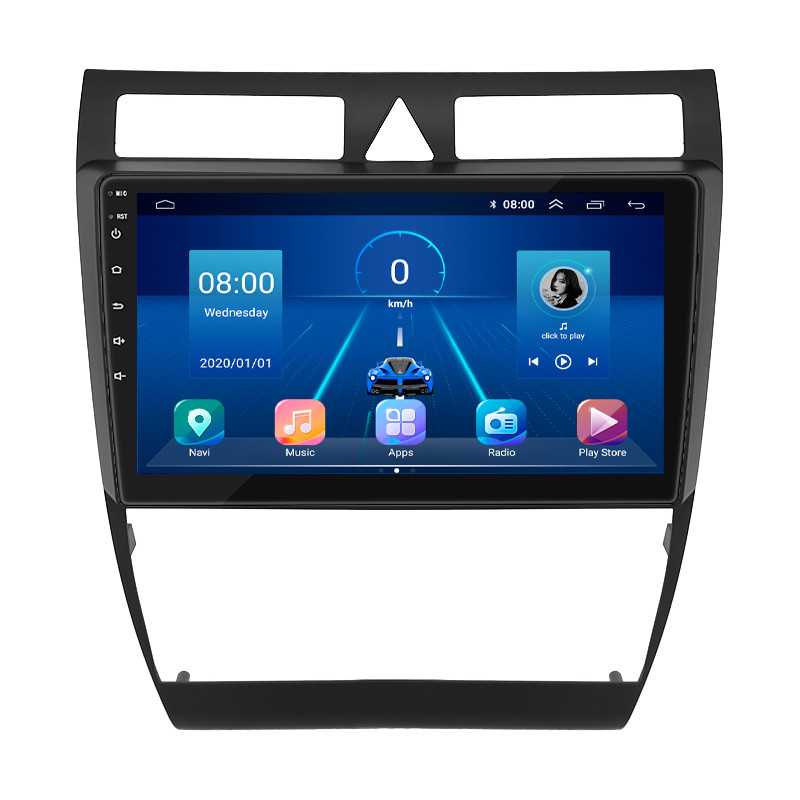 Леско на повний робочий день для Audi Rs 6 I (C5) 2002-2006 екран 9 "2/32gb Wi-Fi GPS база, фото 1